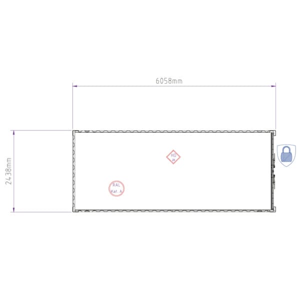 B+L Lagercontainer 20’